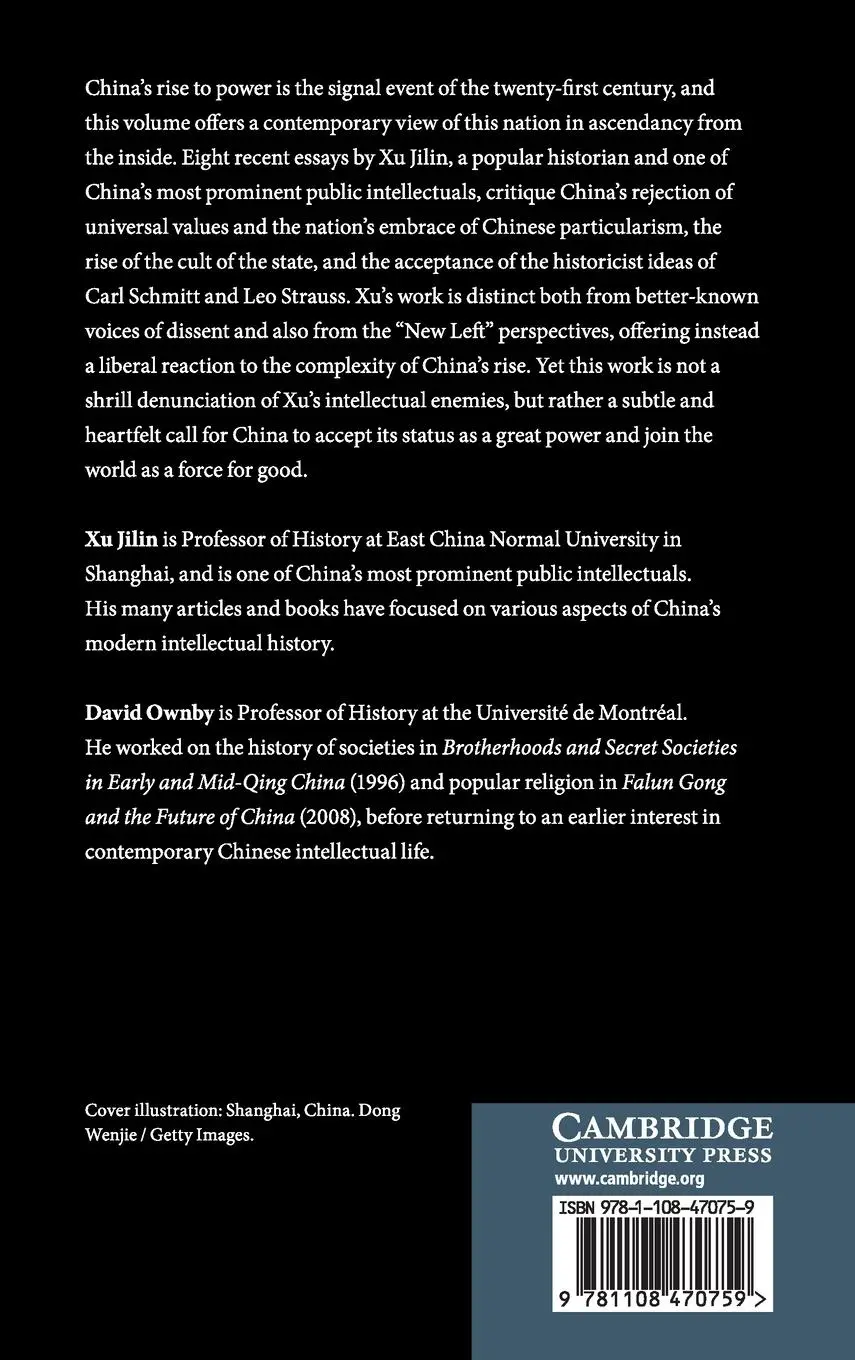 Rückseite: 9781108470759 | Rethinking China's Rise | Jilin Xu | Buch | Gebunden | Englisch | 2018