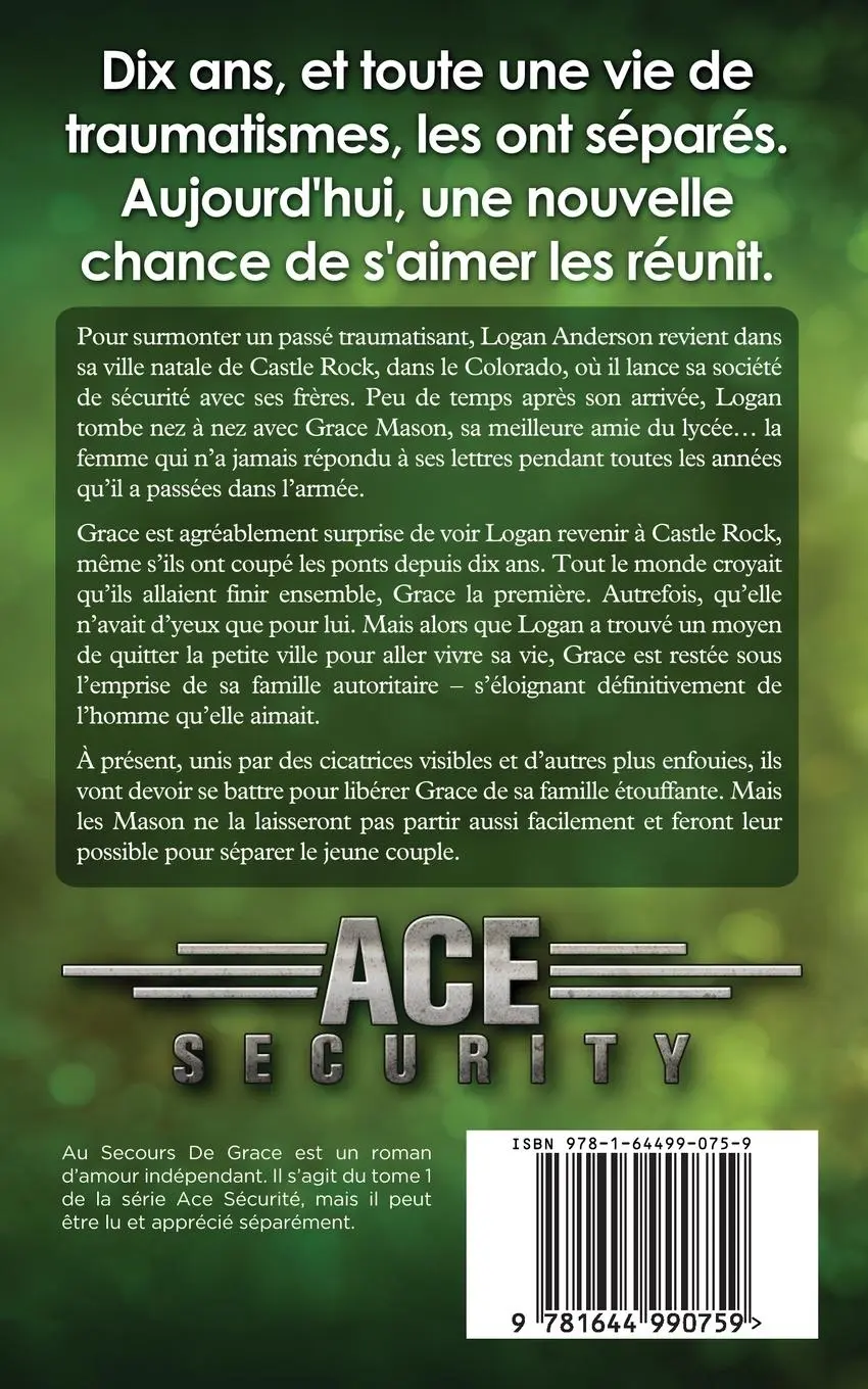 Rückseite: 9781644990759 | Au Secours de Grace | Susan Stoker | Taschenbuch | Französisch | 2020