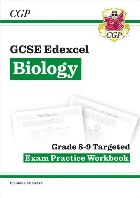 Cover: 9781789080759 | GCSE Biology Edexcel Grade 8-9 Targeted Exam Practice Workbook...