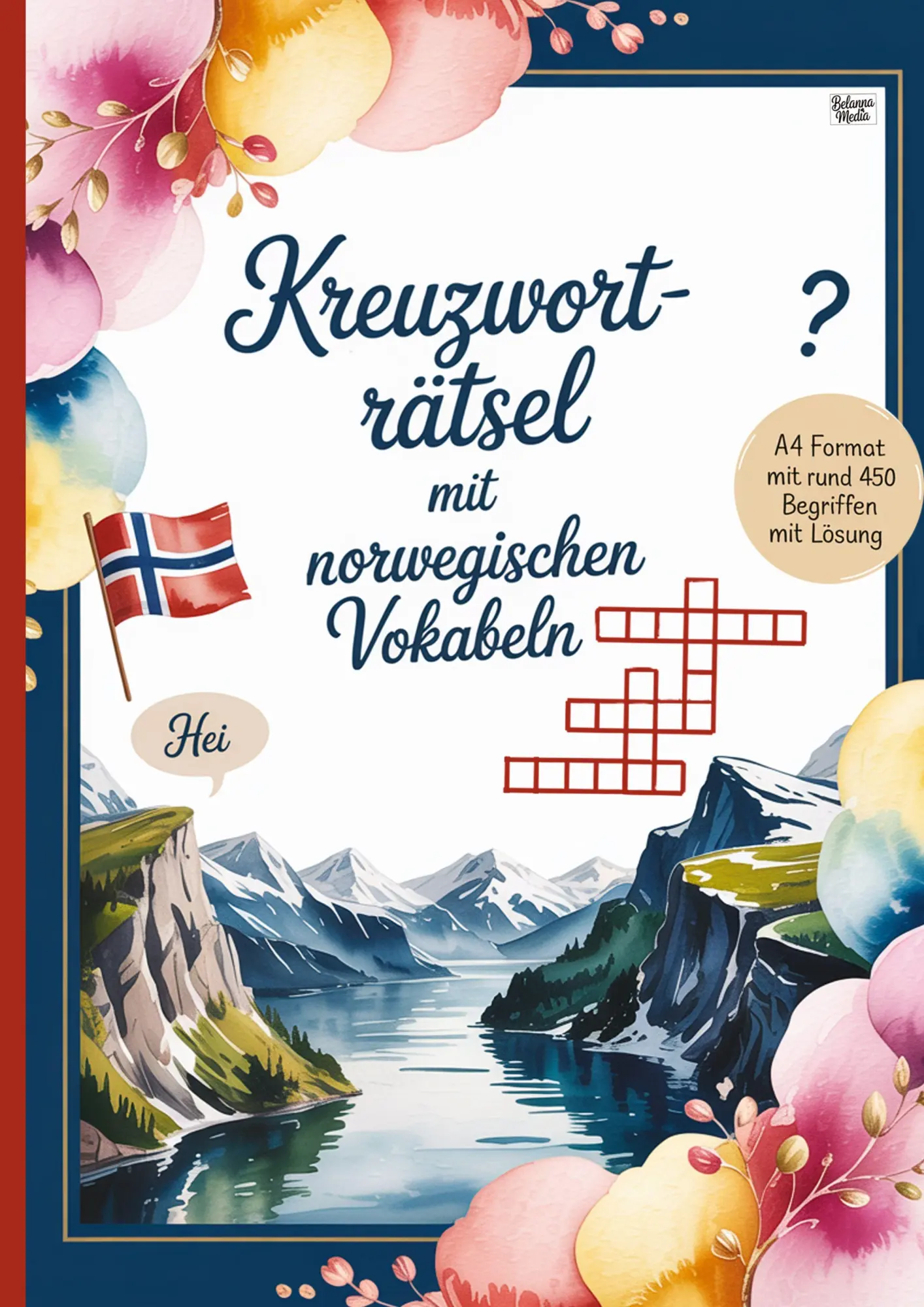 Cover: 9783693440759 | Kreuzworträtsel mit norwegischen Vokabeln | Belanna Media | Buch
