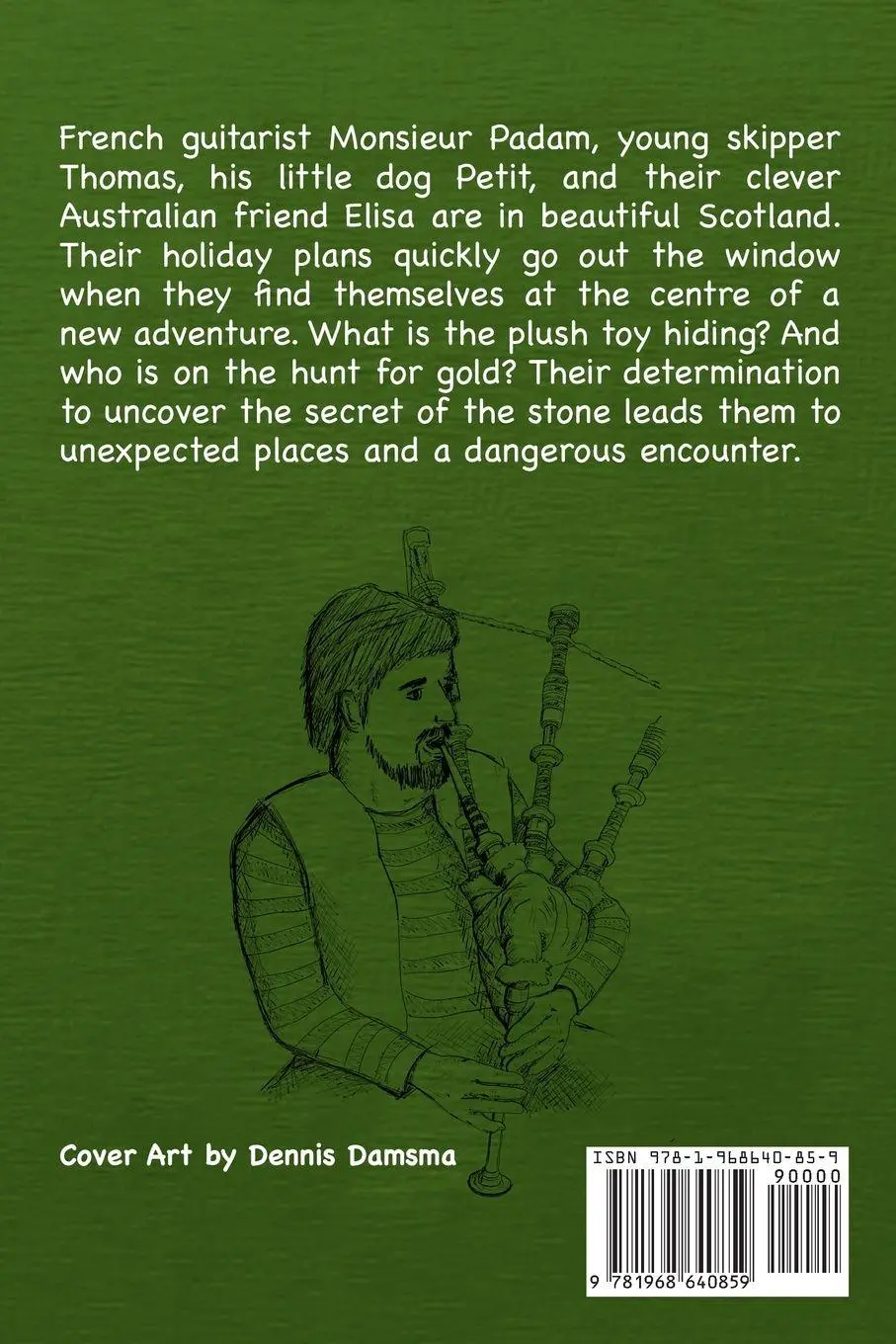 Rückseite: 9781968640859 | Padam The Secret of the Scottish Stone (Padam Musical Detective...