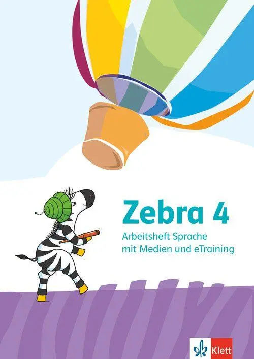 Cover: 9783122710859 | Zebra 4. Arbeitsheft Sprache mit Medien und eTraining Klasse 4 | 2026