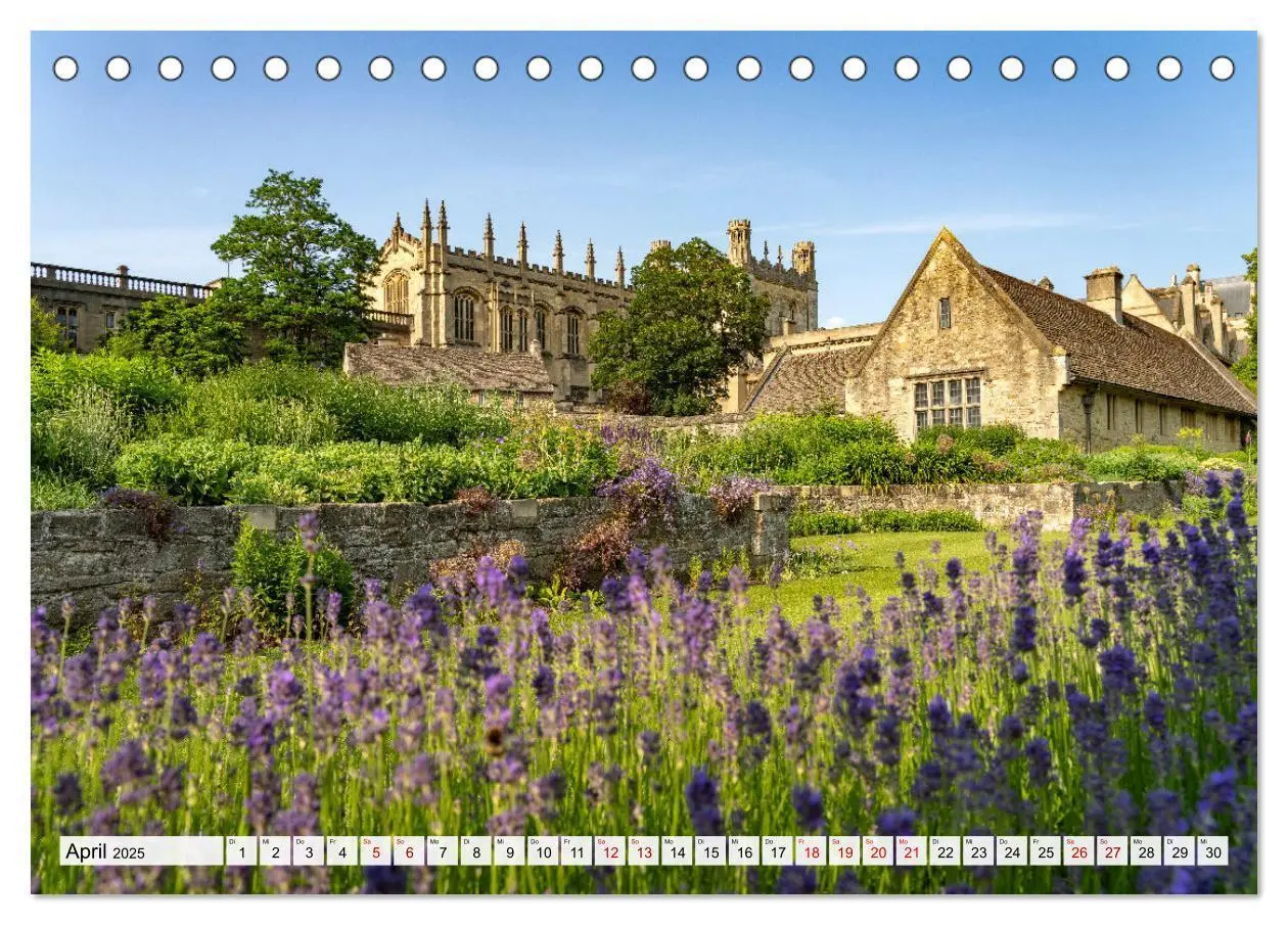 Bild: 9783383870859 | England - Oxford (Tischkalender 2025 DIN A5 quer), CALVENDO...