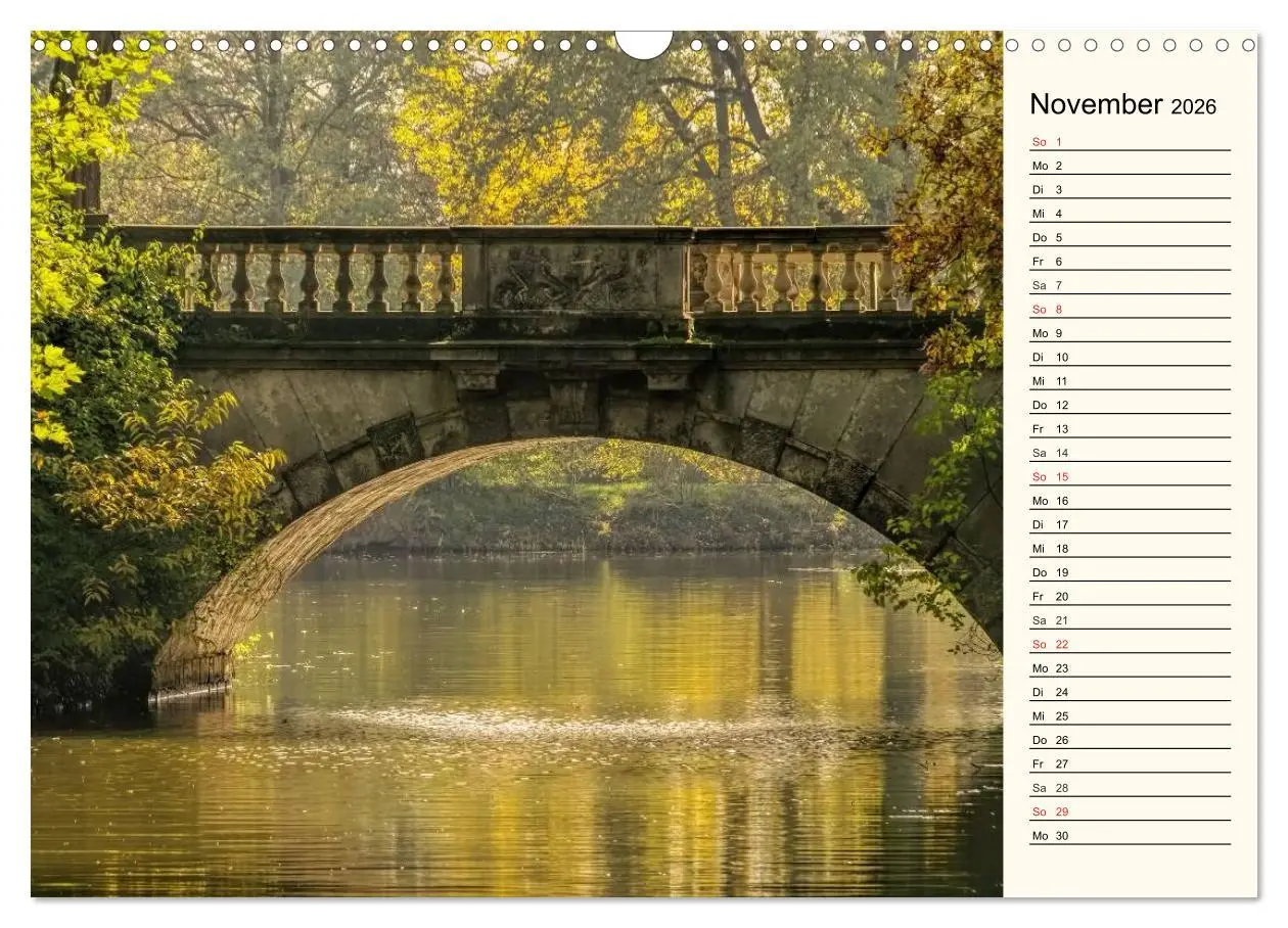 Bild: 9783457980859 | Spaziergang durch den Wörlitzer Park (Wandkalender 2026 DIN A3...