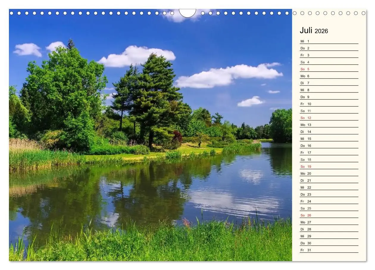 Bild: 9783457980859 | Spaziergang durch den Wörlitzer Park (Wandkalender 2026 DIN A3...