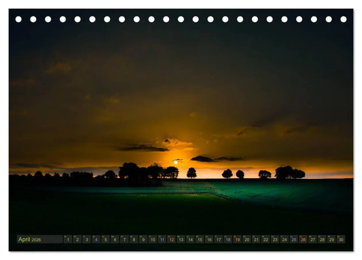 Bild: 9783516210859 | Die Sonne - 2026 (Tischkalender 2026 DIN A5 quer), CALVENDO...