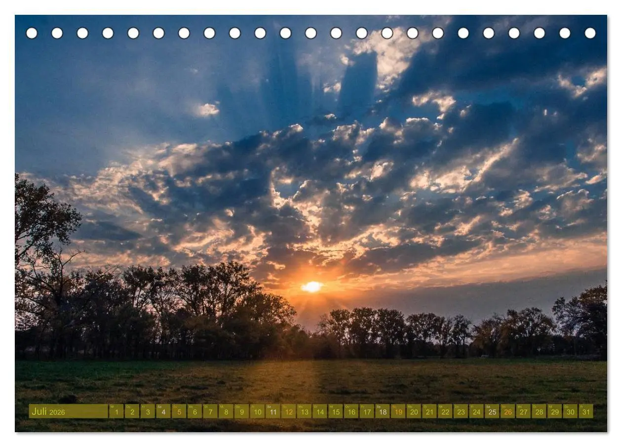 Bild: 9783516210859 | Die Sonne - 2026 (Tischkalender 2026 DIN A5 quer), CALVENDO...