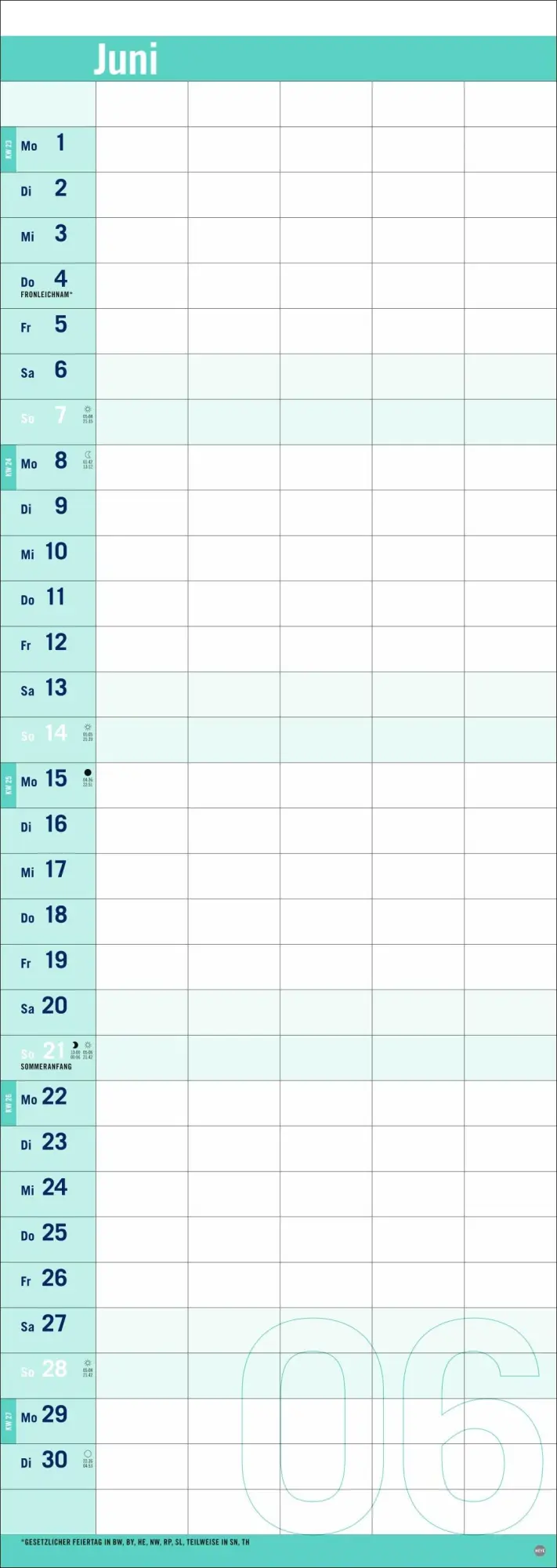 Bild: 9783756410859 | Allround-Familienplaner Vertical Kalender 2026 | Heye | Kalender