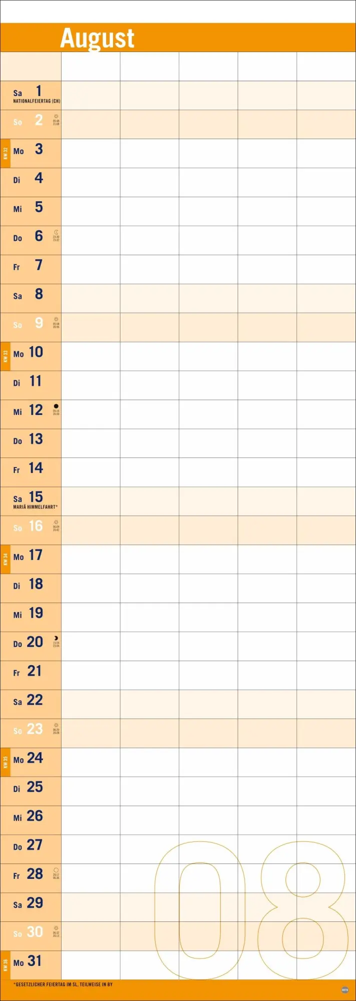 Bild: 9783756410859 | Allround-Familienplaner Vertical Kalender 2026 | Heye | Kalender