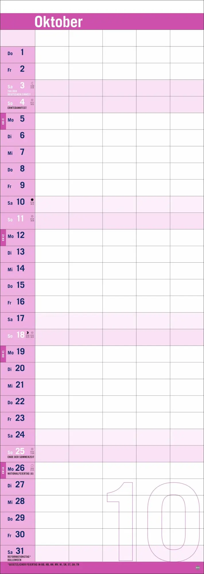 Bild: 9783756410859 | Allround-Familienplaner Vertical Kalender 2026 | Heye | Kalender