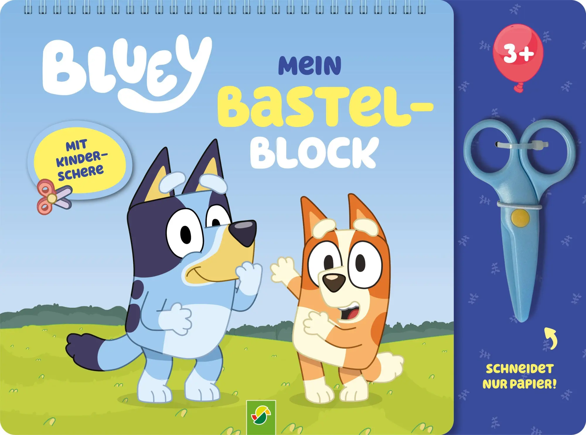 Cover: 9783849950859 | Bluey Mein Bastelblock mit kindersicherer Schere | Taschenbuch | 96 S.