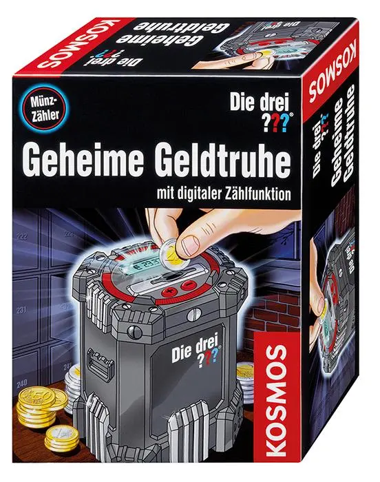 Cover: 4002051630959 | Geheime Geldtruhe | mit digitaler Zählfunktion | Spiel | Die drei ???