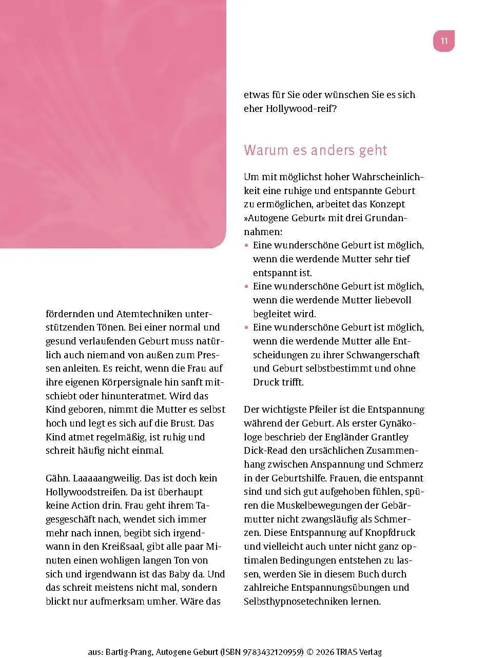 Bild: 9783432120959 | Autogene Geburt | Mit Hypnobirthing selbstbestimmt gebären | Buch
