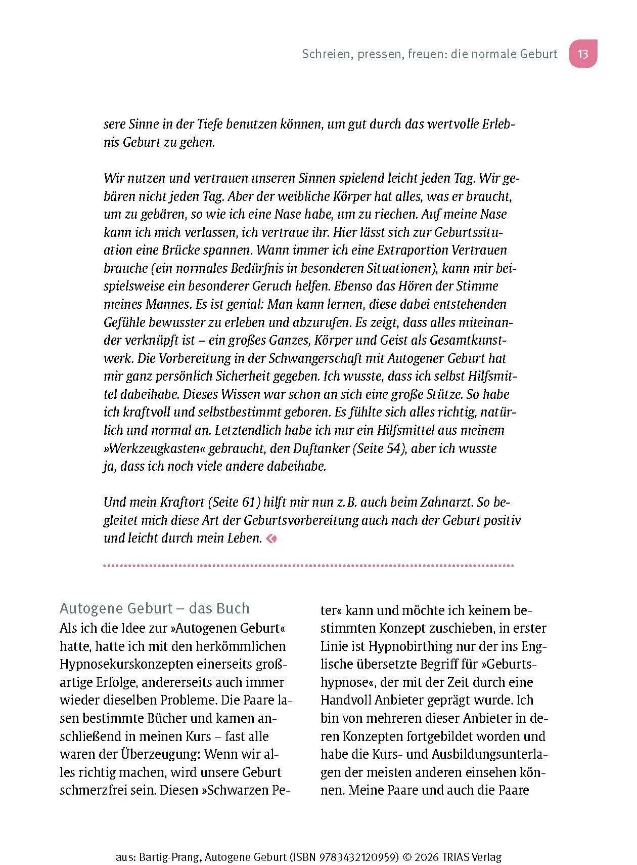 Bild: 9783432120959 | Autogene Geburt | Mit Hypnobirthing selbstbestimmt gebären | Buch