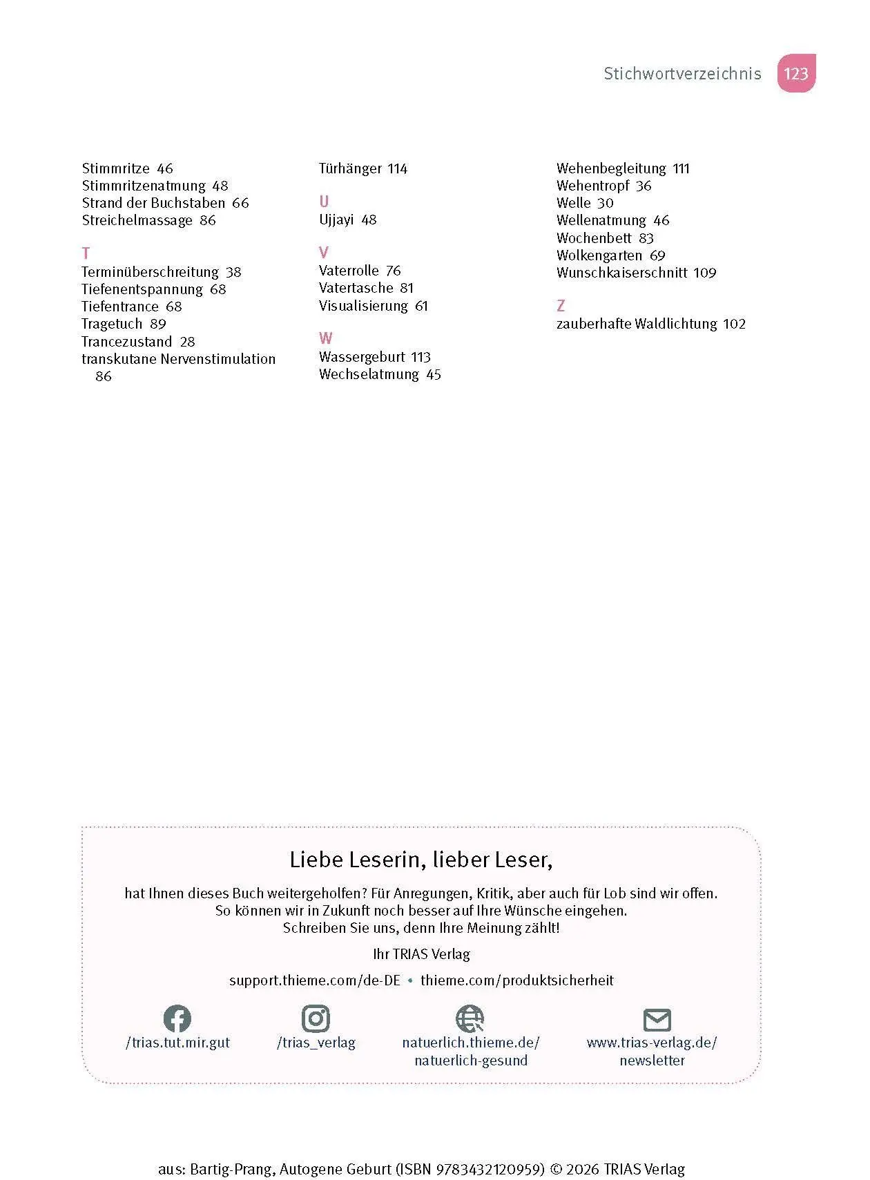 Bild: 9783432120959 | Autogene Geburt | Mit Hypnobirthing selbstbestimmt gebären | Buch