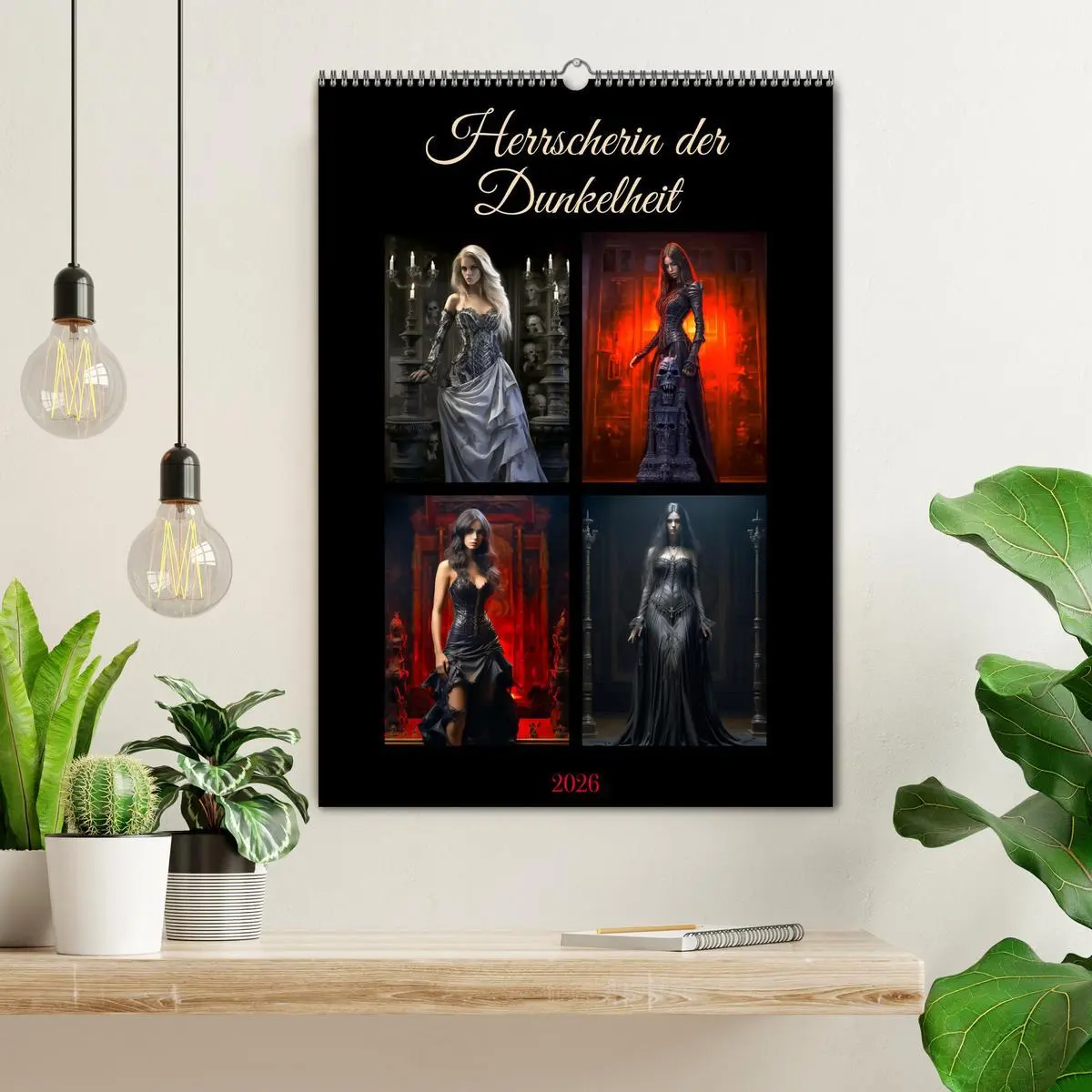 Bild: 9783457280959 | Herrscherin der Dunkelheit (Wandkalender 2026 DIN A2 hoch),...