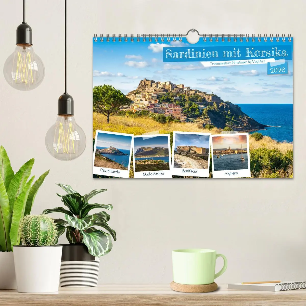 Bild: 9783457590959 | Sardinien mit Korsika (Wandkalender 2026 DIN A4 quer), CALVENDO...