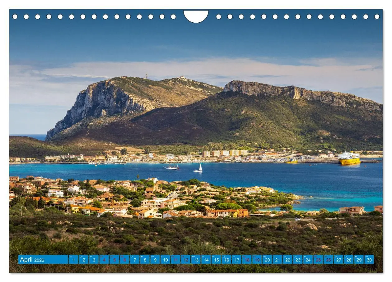 Bild: 9783457590959 | Sardinien mit Korsika (Wandkalender 2026 DIN A4 quer), CALVENDO...