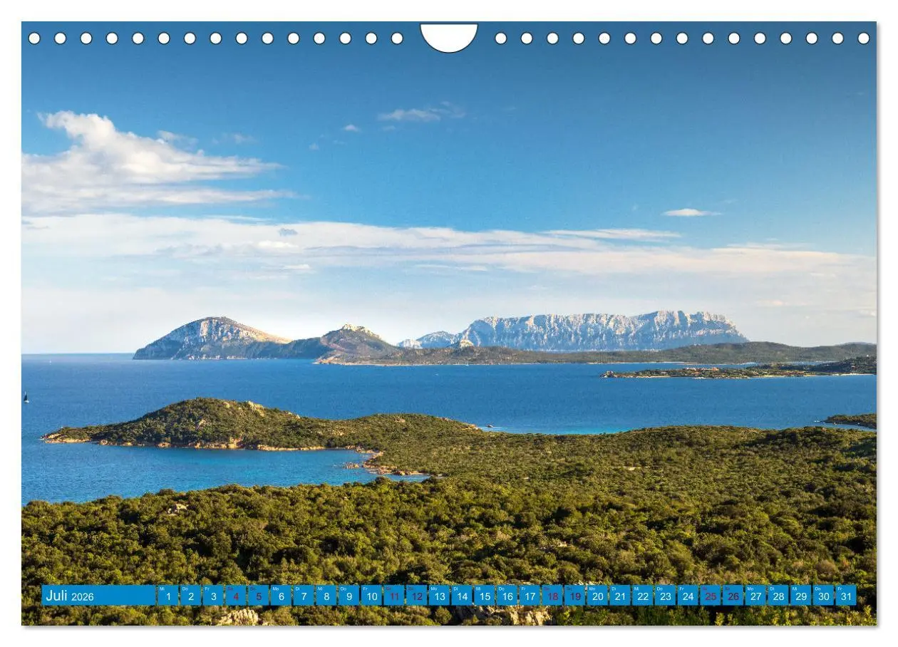 Bild: 9783457590959 | Sardinien mit Korsika (Wandkalender 2026 DIN A4 quer), CALVENDO...