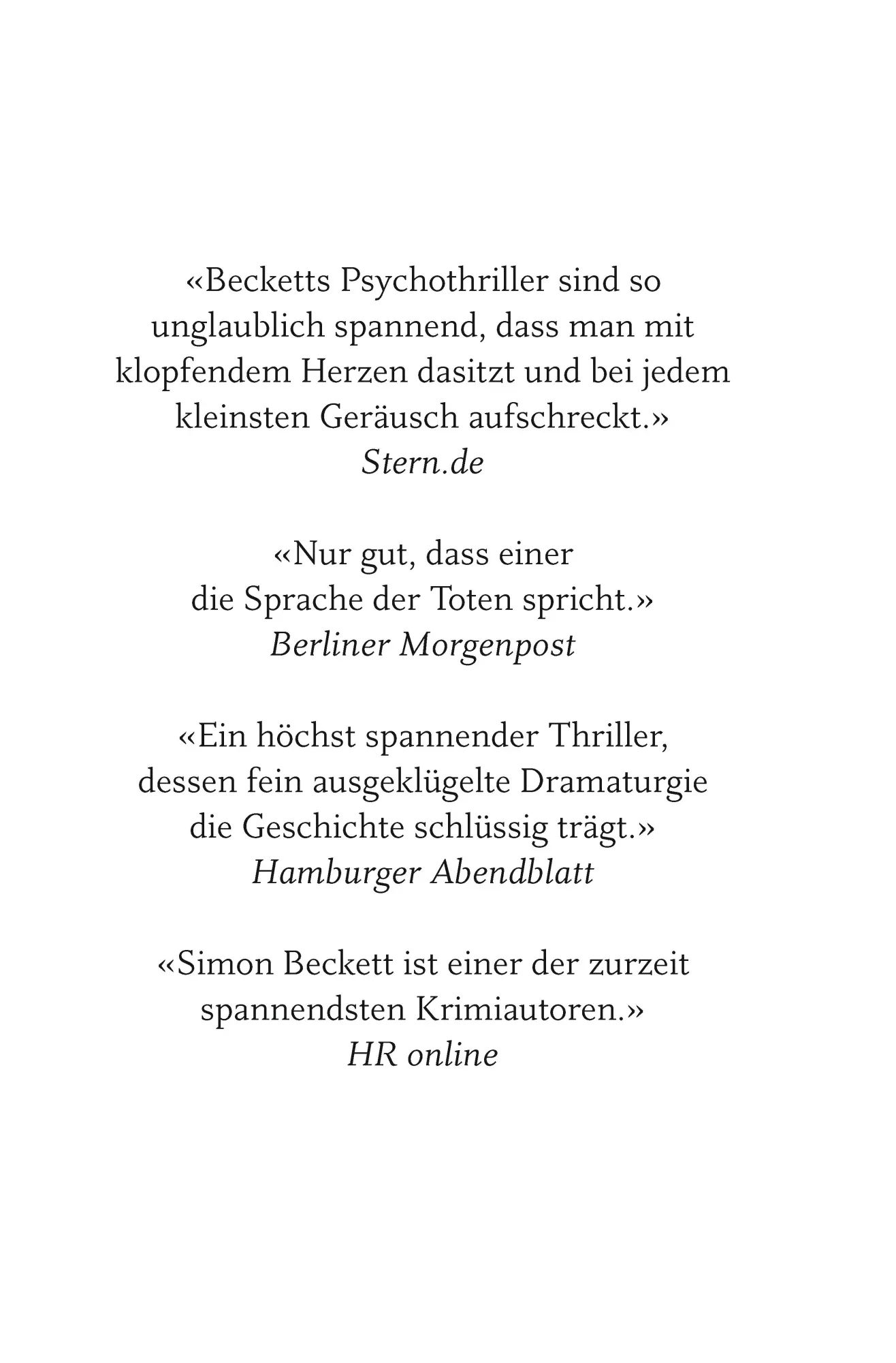 Bild: 9783499000959 | Die ewigen Toten | Thriller | Simon Beckett | Taschenbuch | 480 S.