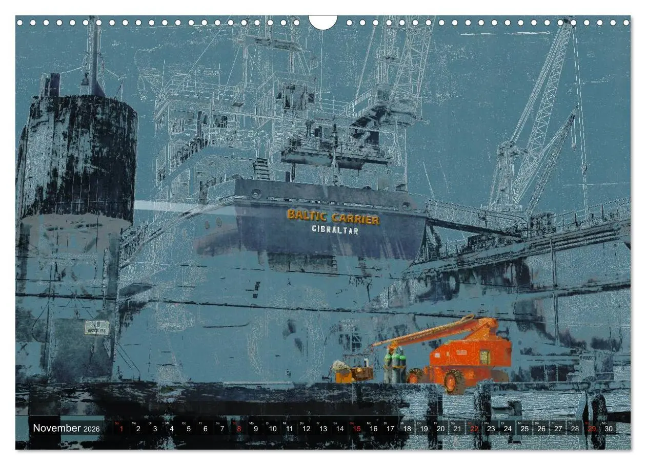 Bild: 9783516130959 | Photo-Art / Hamburg Hafen (Wandkalender 2026 DIN A3 quer), CALVENDO...