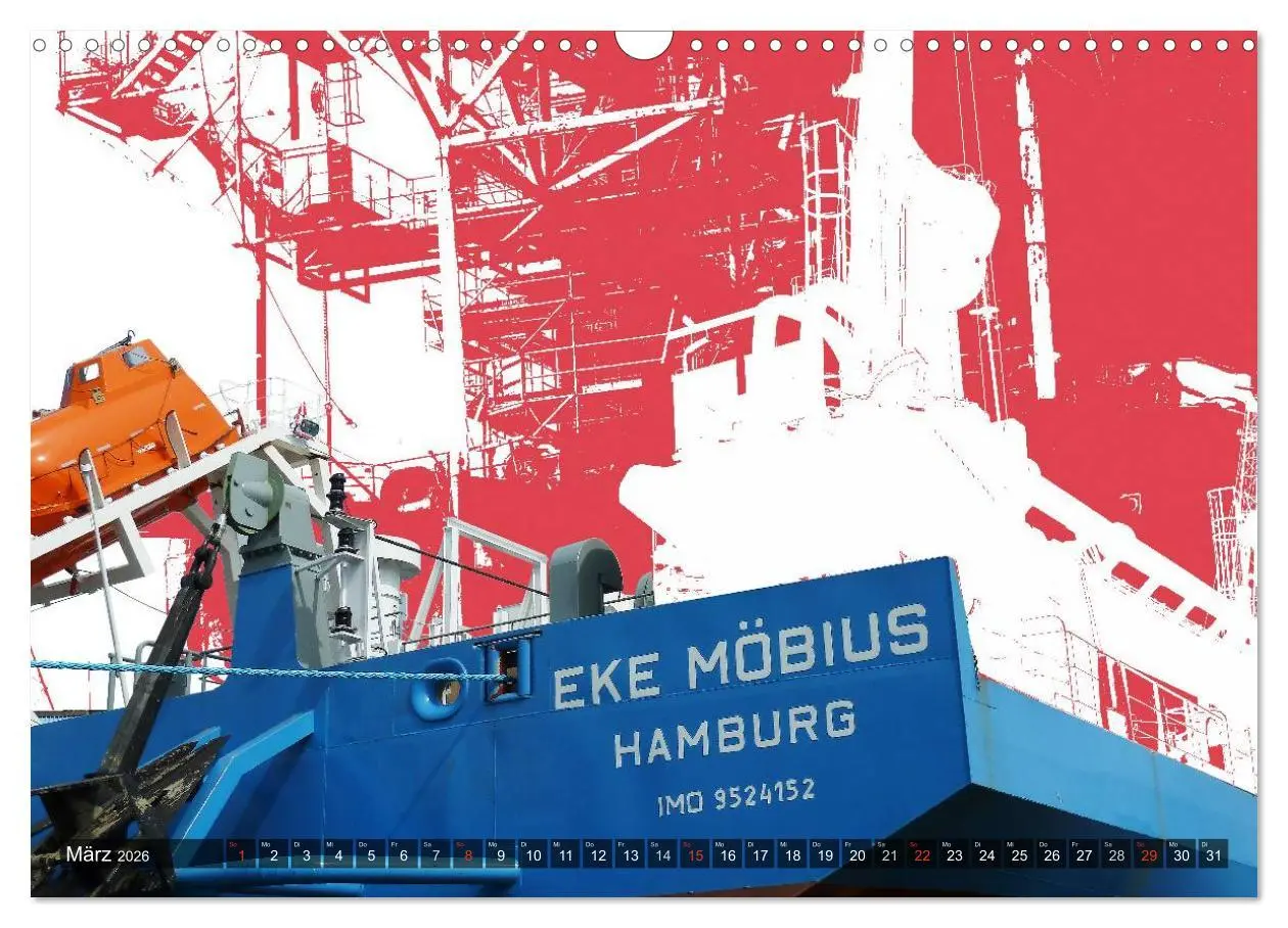 Bild: 9783516130959 | Photo-Art / Hamburg Hafen (Wandkalender 2026 DIN A3 quer), CALVENDO...