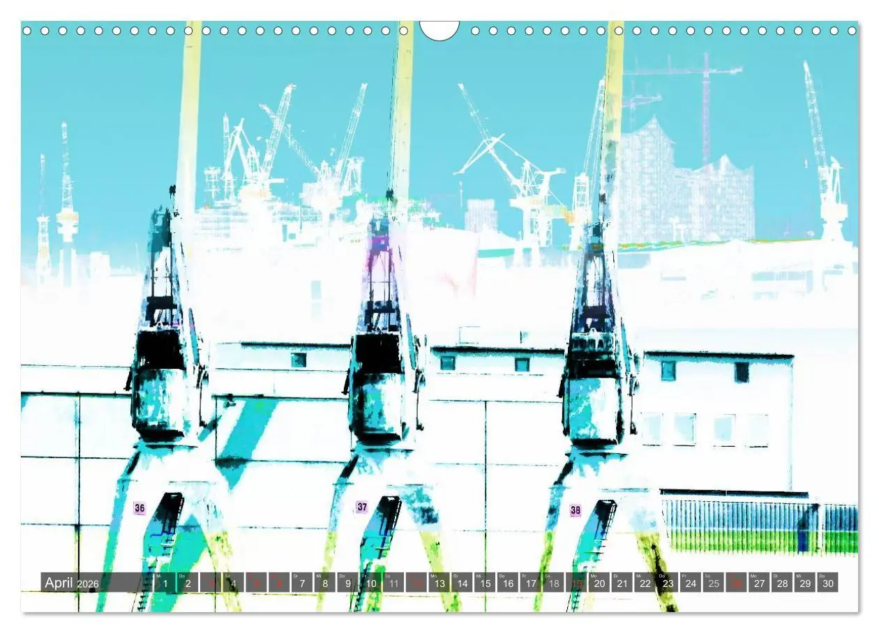 Bild: 9783516130959 | Photo-Art / Hamburg Hafen (Wandkalender 2026 DIN A3 quer), CALVENDO...