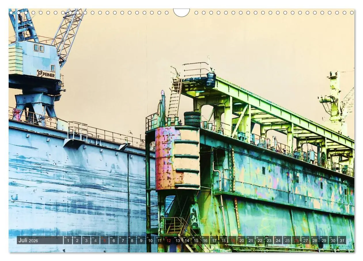 Bild: 9783516130959 | Photo-Art / Hamburg Hafen (Wandkalender 2026 DIN A3 quer), CALVENDO...