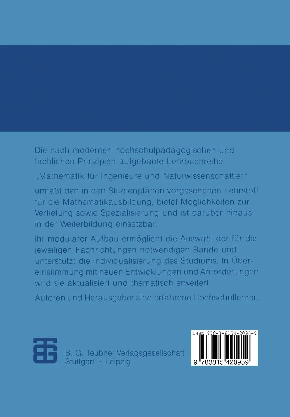 Rückseite: 9783815420959 | Differentialgeometrie | Kurven und Flächen | Volkmar Wünsch | Buch