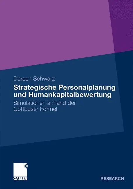 Cover: 9783834920959 | Strategische Personalplanung und Humankapitalbewertung | Schwarz | xix
