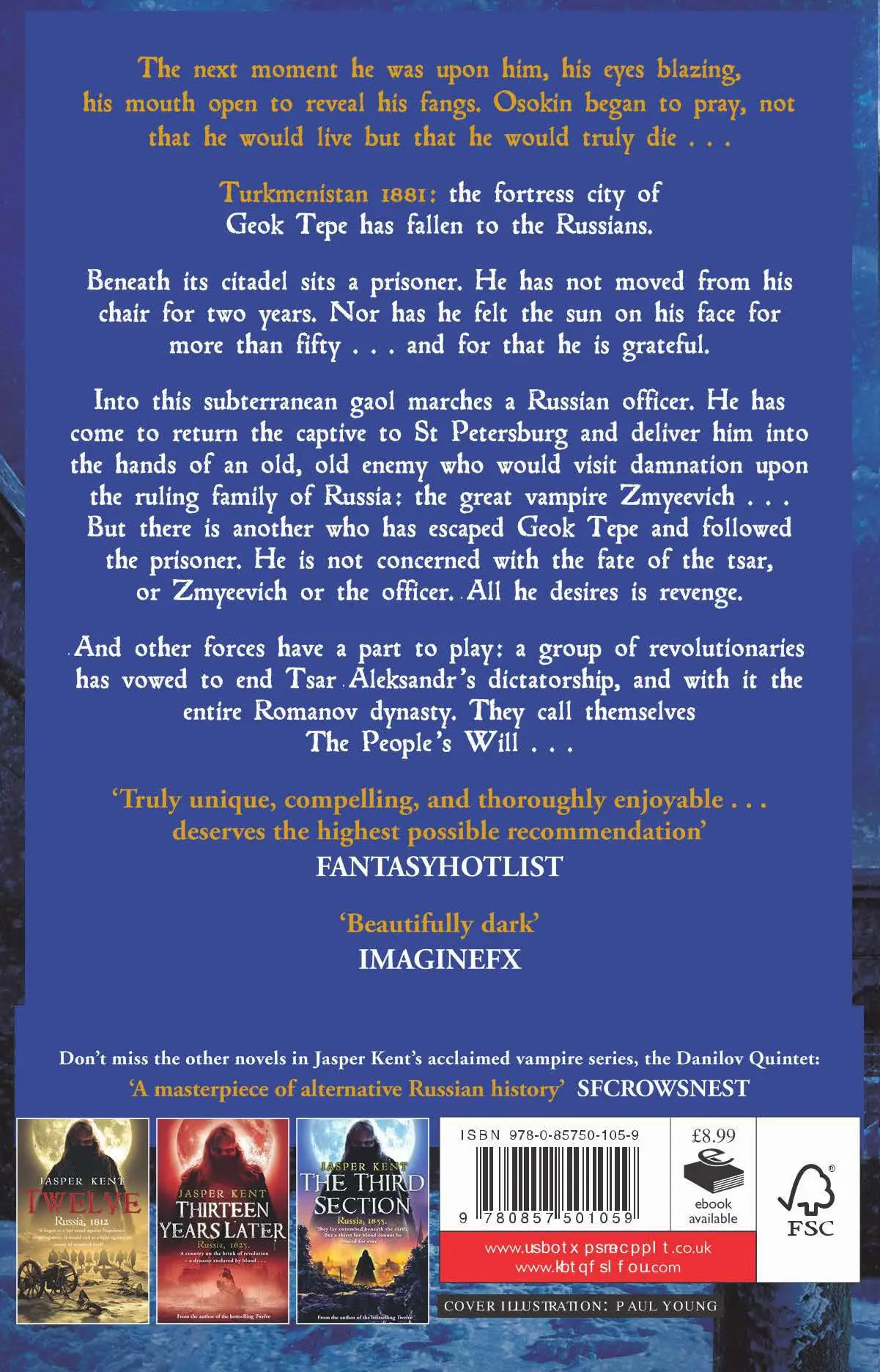 Rückseite: 9780857501059 | The Peoples Will | Jasper Kent | Taschenbuch | Englisch | 2014
