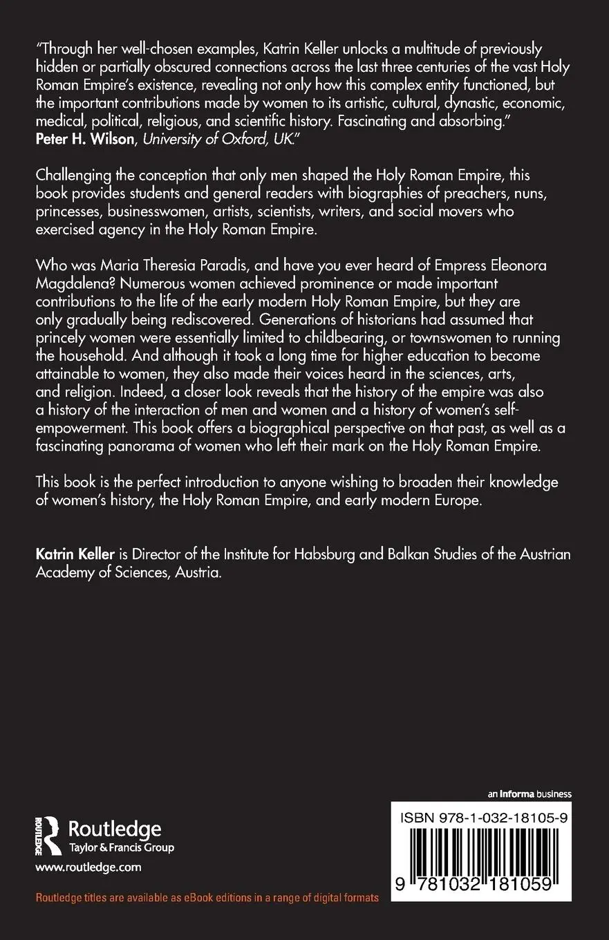 Rückseite: 9781032181059 | Twenty-Five Women Who Shaped the Early Modern Holy Roman Empire | Buch