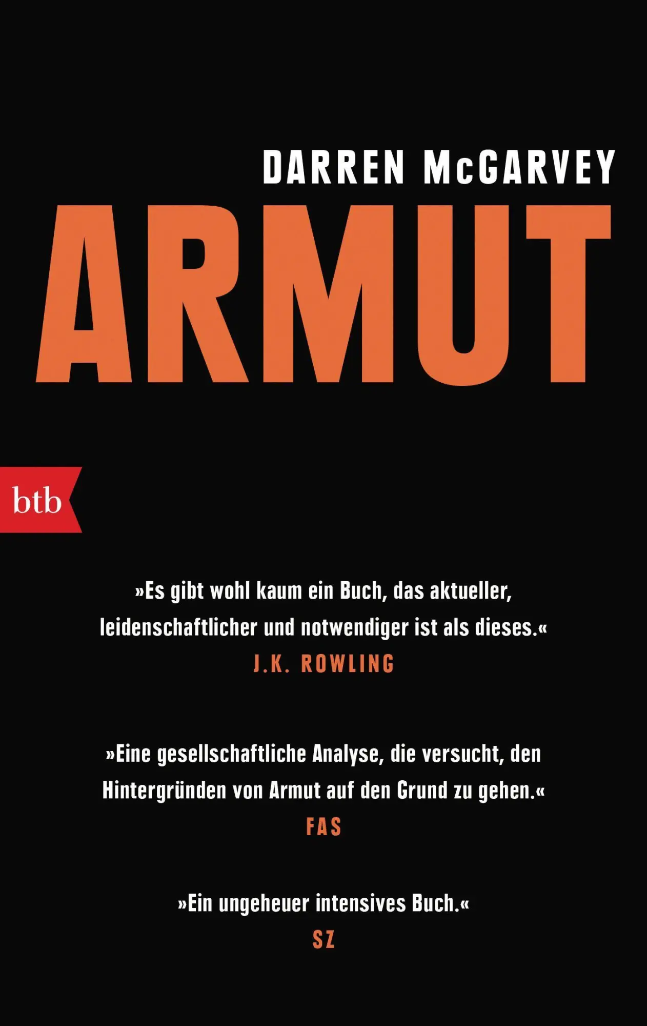 Cover: 9783442771059 | ARMUT | Darren Mcgarvey | Taschenbuch | 320 S. | Deutsch | 2021 | btb