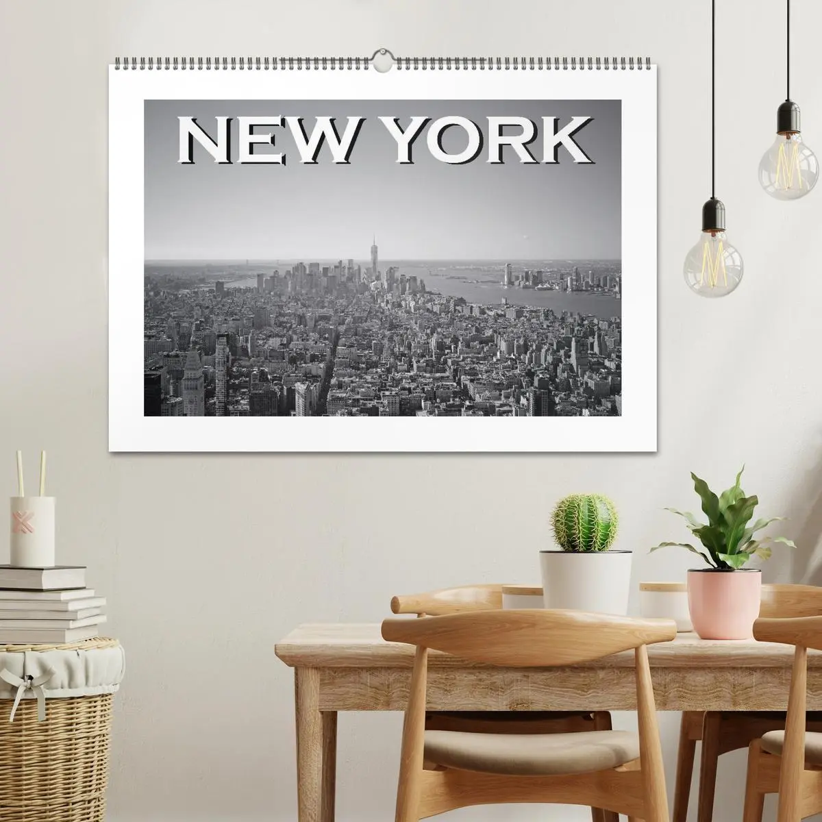 Bild: 9783457861059 | New York in schwarz weiss (Wandkalender 2026 DIN A2 quer), CALVENDO...