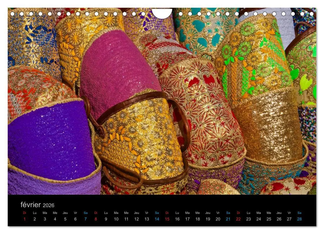 Bild: 9783516571059 | COULEURS DU MAROC (Calendrier mural 2026 DIN A4 vertical), CALVENDO...
