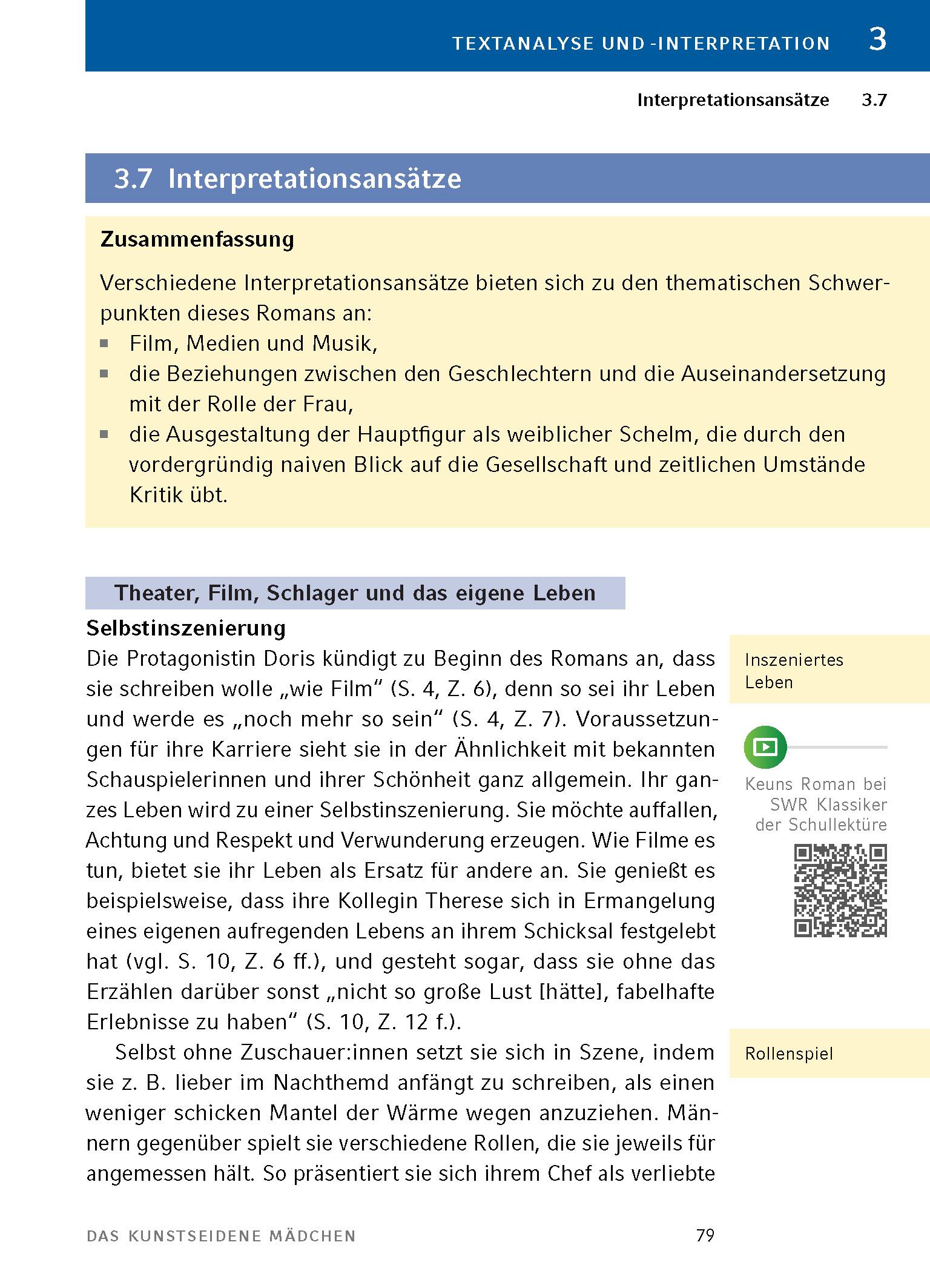 Bild: 9783804421059 | Das kunstseidene Mädchen von Irmgard Keun - Textanalyse und...