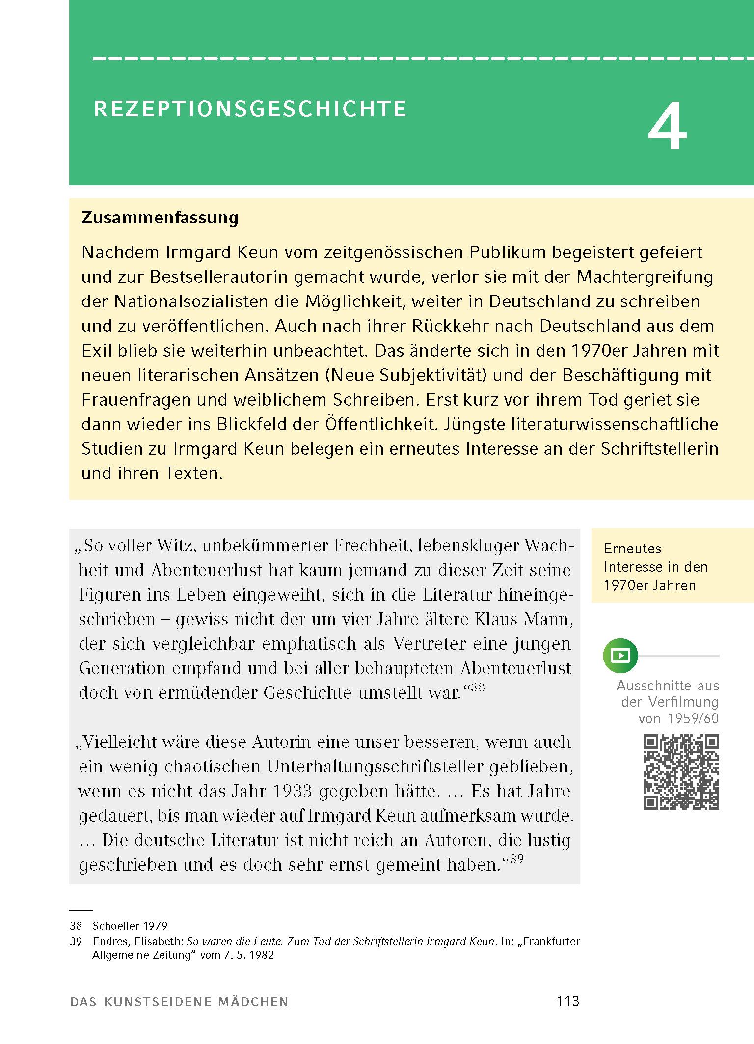 Bild: 9783804421059 | Das kunstseidene Mädchen von Irmgard Keun - Textanalyse und...