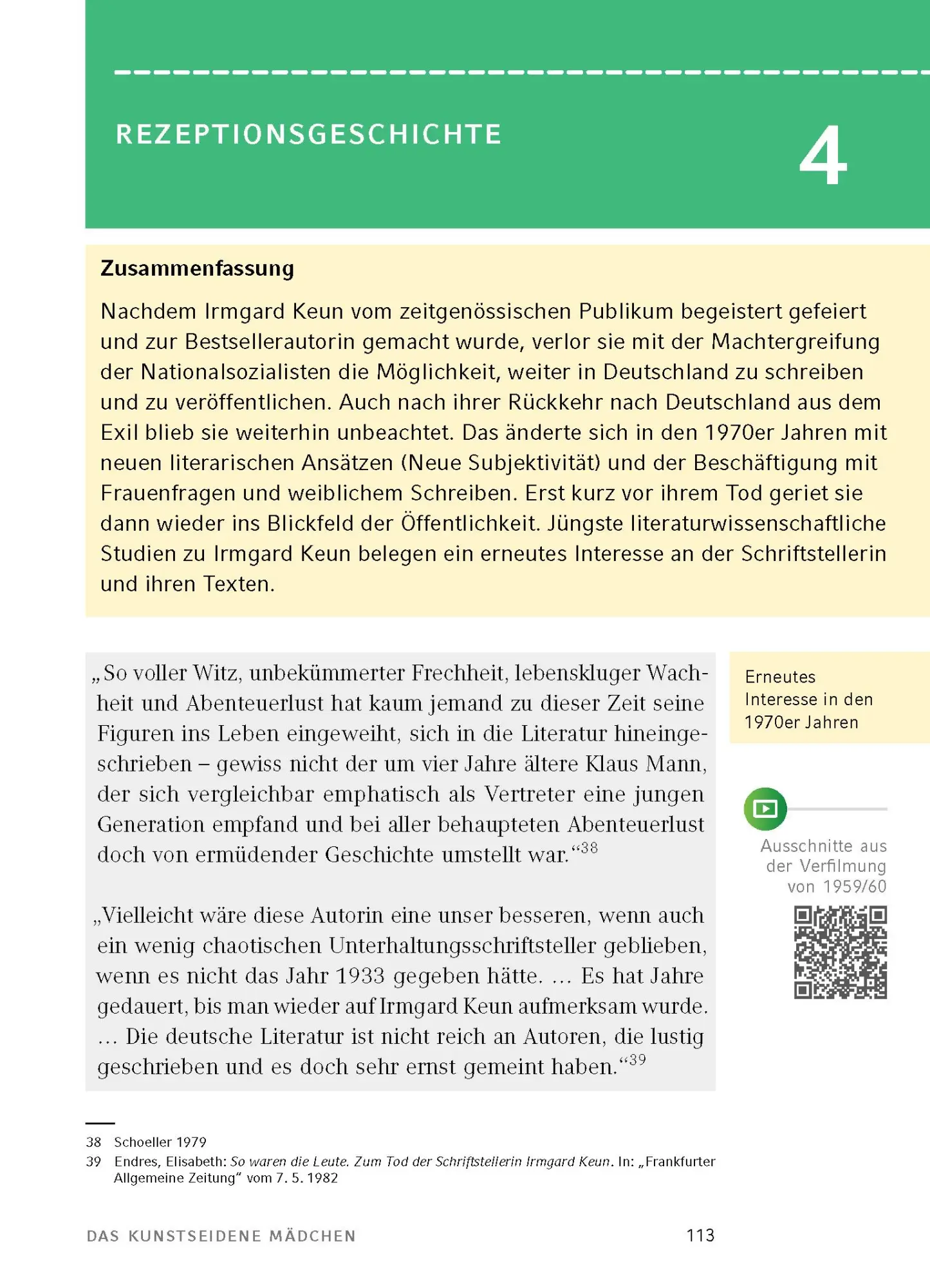 Bild: 9783804421059 | Das kunstseidene Mädchen von Irmgard Keun - Textanalyse und...