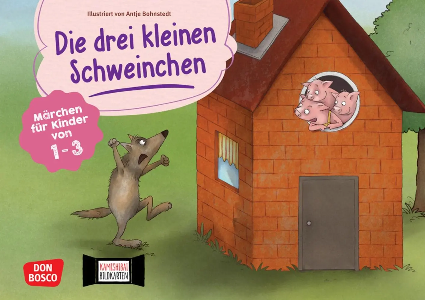 Cover: 4260694921159 | Die drei kleinen Schweinchen. Kamishibai Bildkartenset | Bohnstedt