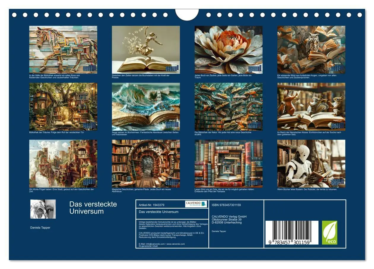 Bild: 9783457301159 | Das versteckte Universum (Wandkalender 2026 DIN A4 quer), CALVENDO...