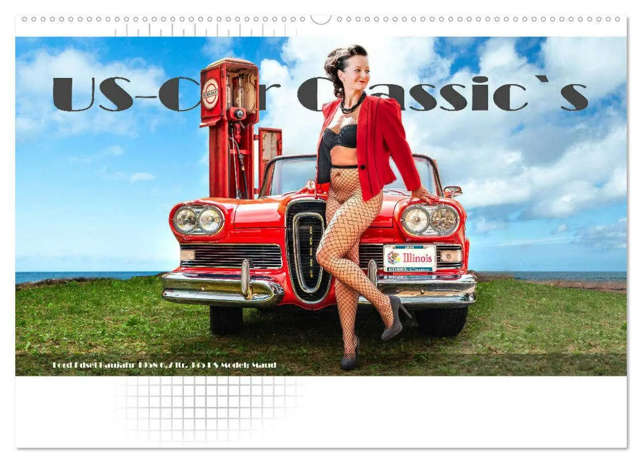Cover: 9783457781159 | US-Car Classic's (Wandkalender 2026 DIN A2 quer), CALVENDO...