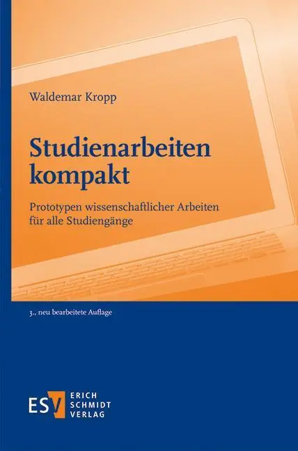 Cover: 9783503211159 | Studienarbeiten kompakt | Waldemar Kropp | Taschenbuch | 181 S. | 2022