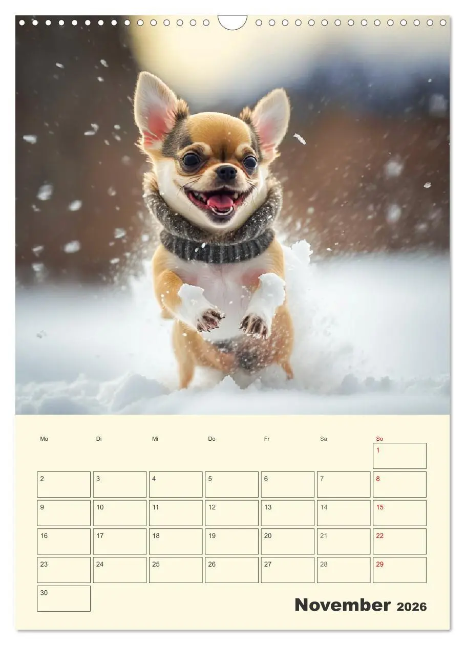 Bild: 9783516321159 | Witzige Chihuahuas. Glückliche Temperamentbündel (Wandkalender 2026...