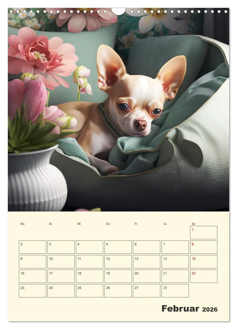 Bild: 9783516321159 | Witzige Chihuahuas. Glückliche Temperamentbündel (Wandkalender 2026...