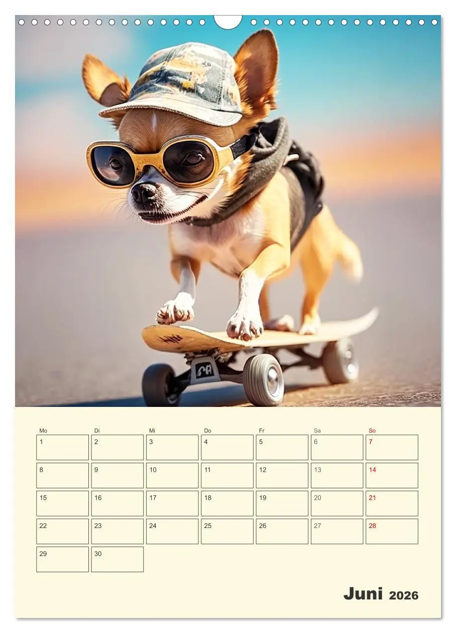 Bild: 9783516321159 | Witzige Chihuahuas. Glückliche Temperamentbündel (Wandkalender 2026...