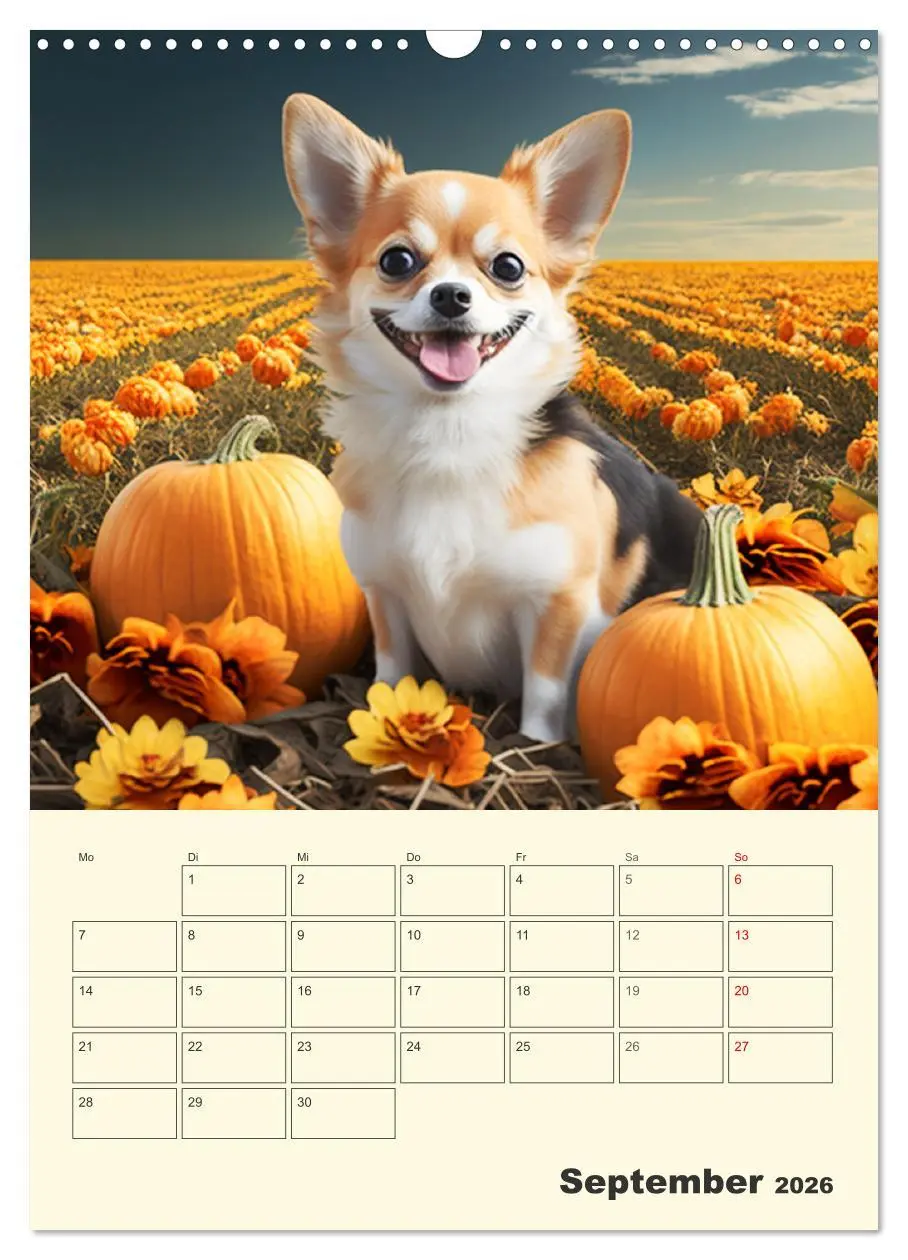 Bild: 9783516321159 | Witzige Chihuahuas. Glückliche Temperamentbündel (Wandkalender 2026...