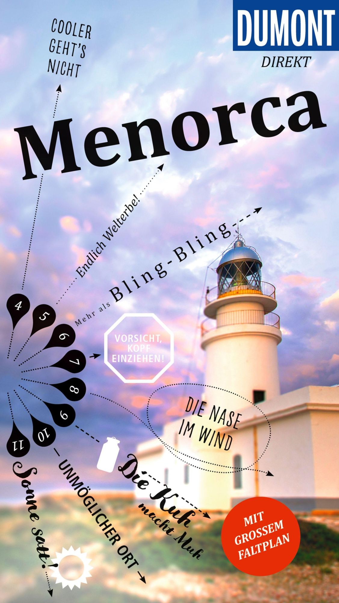 Cover: 9783616001159 | DUMONT direkt Reiseführer Menorca | Mit großem Faltplan | Martiny