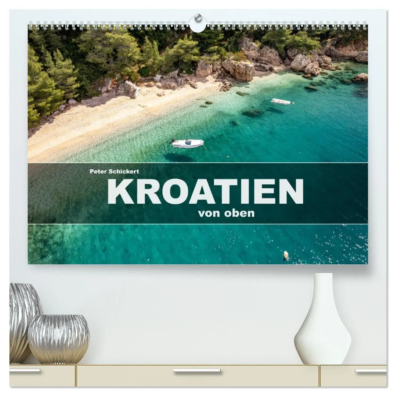 Cover: 9783457391259 | Kroatien von oben (hochwertiger Premium Wandkalender 2026 DIN A2...