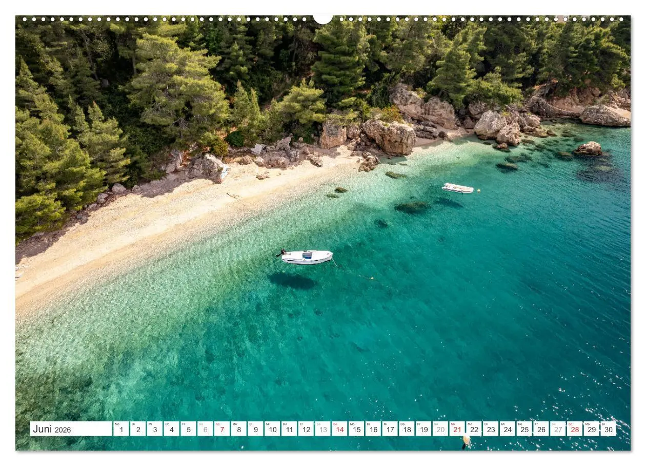 Bild: 9783457391259 | Kroatien von oben (hochwertiger Premium Wandkalender 2026 DIN A2...