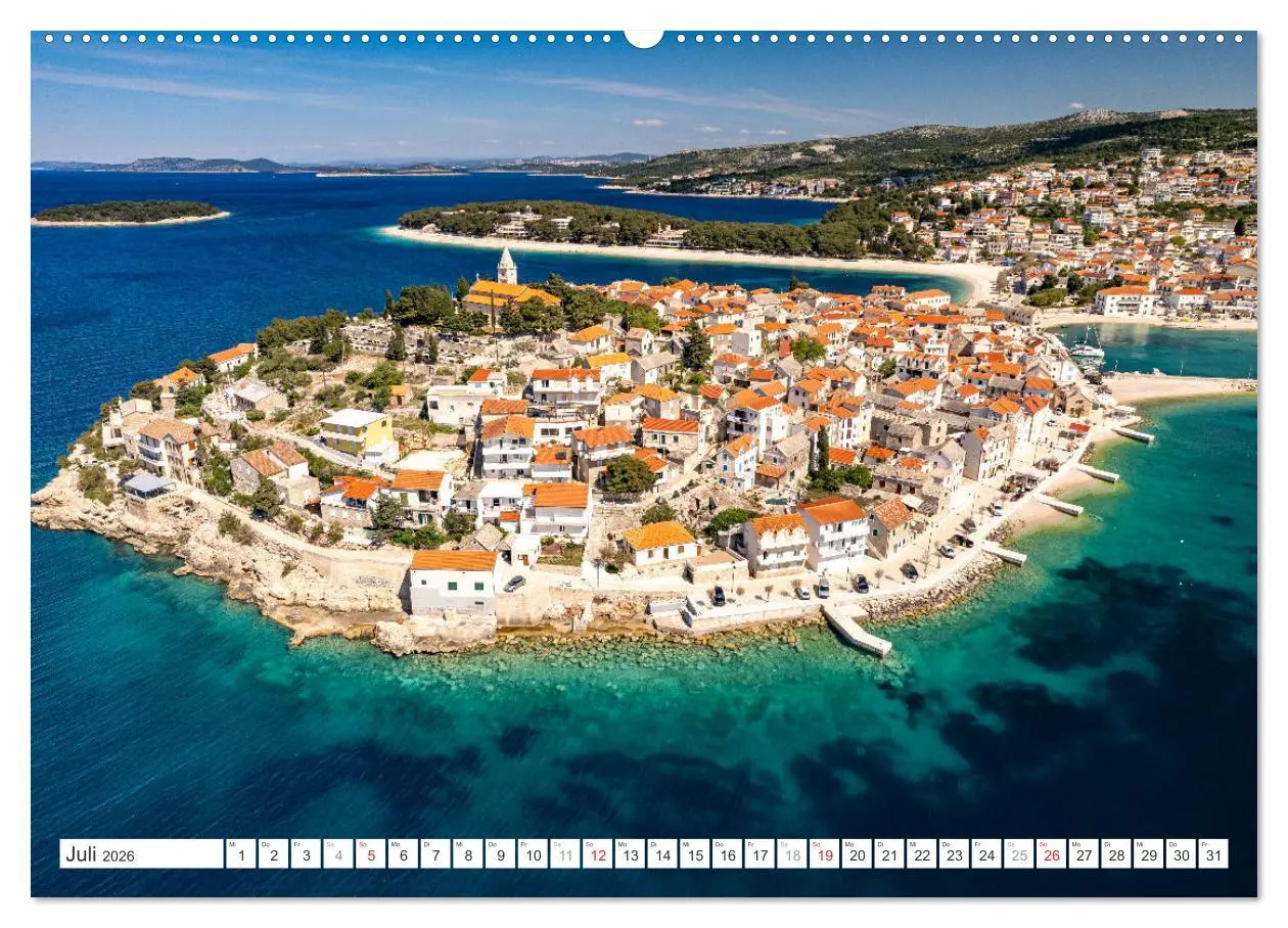 Bild: 9783457391259 | Kroatien von oben (hochwertiger Premium Wandkalender 2026 DIN A2...